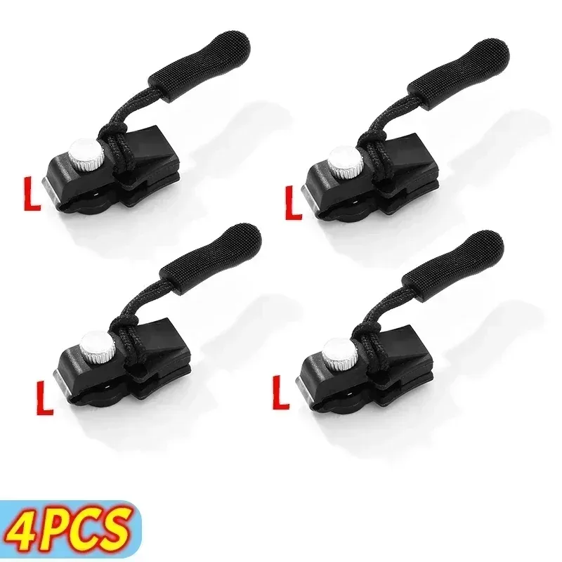 kit de réparation de fermeture éclair instantanée, 2 à 6 pièces, fixation de fermeture éclair de remplacement, dents coulissantes, tête de fermeture éclair de sauvetage, 3 tailles différentes