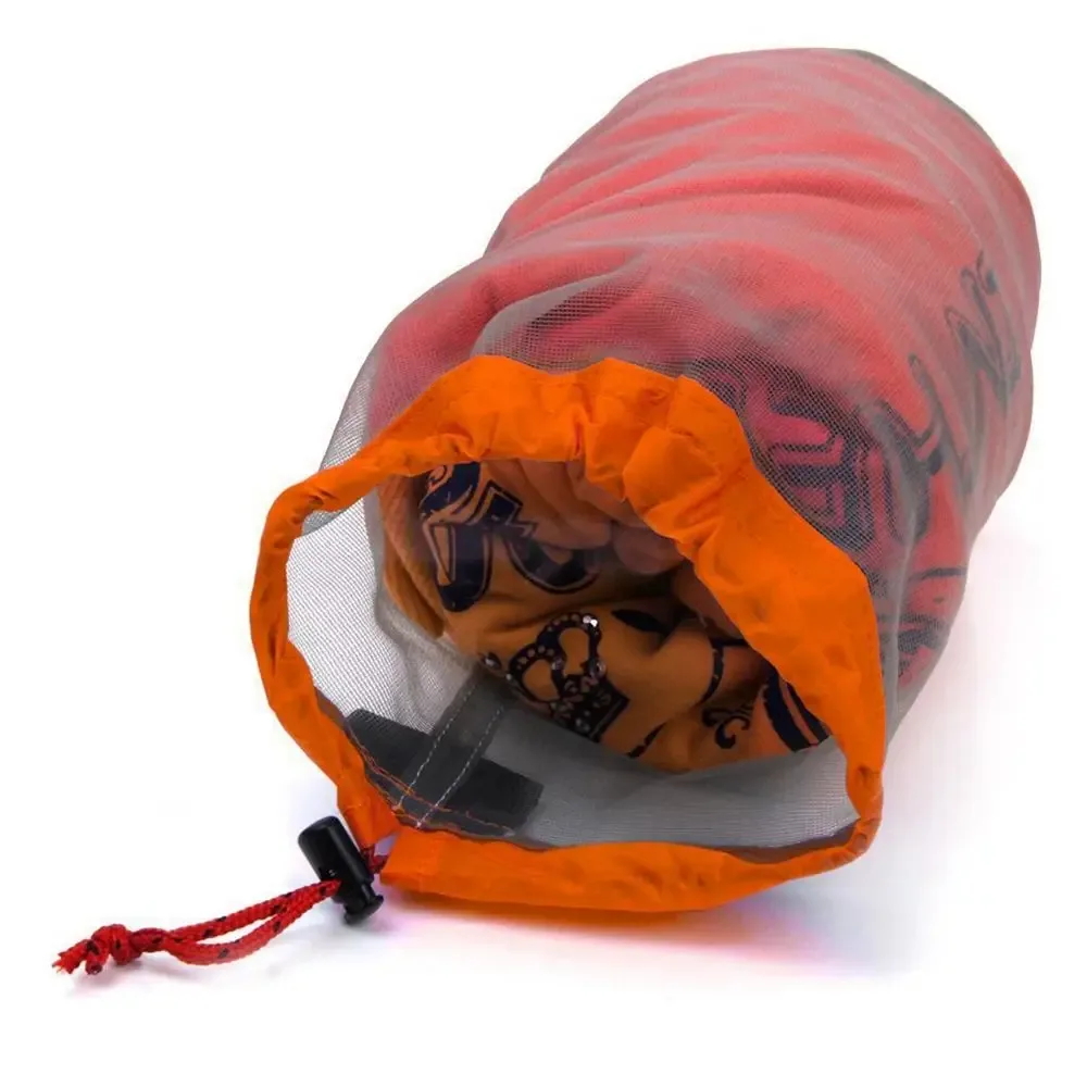 s/m/l/xl/xxl maille ultralégère outils de randonnée sac de rangement à cordon organisateur d'escalade accessoires de sport de camping sacs de voyage