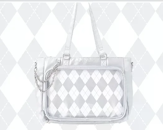 lolita – sac à main en relief pour femmes, doux et mignon, lettres d'été, grande capacité, sac anti-douleur pour filles, sacs à dos décontractés en satin violet clair