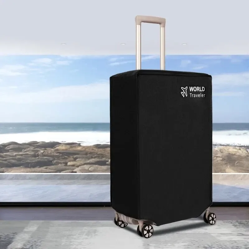 juste de protection pour compartiment à bagages, degré d'usure, tissu non tissé, housse anti-poussière épaissie, étui de voyage durable, noir