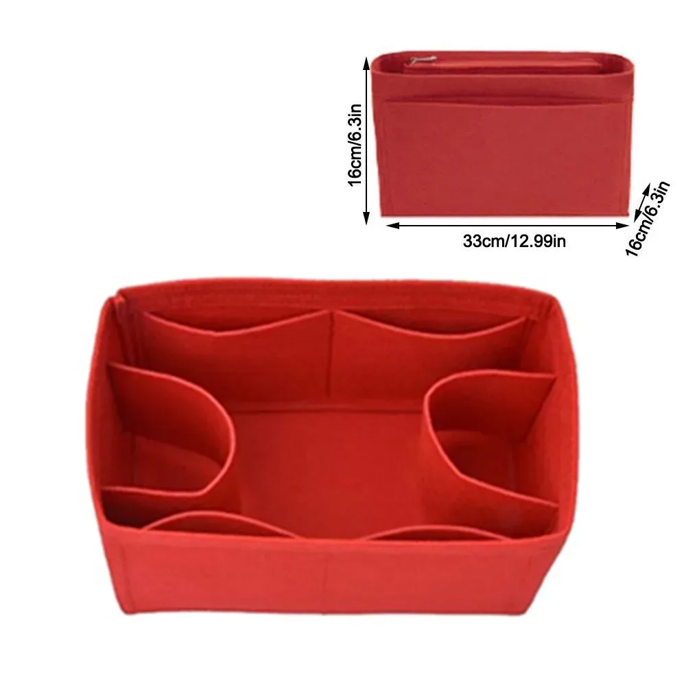 nouveau organisateur de sac à main en feutre pour lv speedy25/30/35/sac pour femme sac de rangement de grande capacité sac à main insérer sac à main sac de doublure