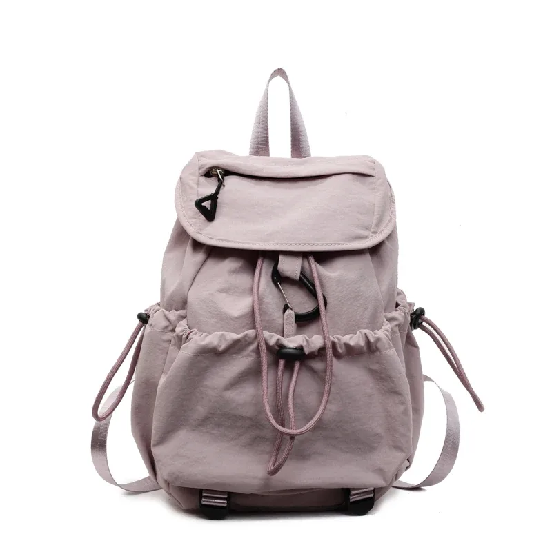 nylon décontracté solide compartiment intérieur sacs à dos grande capacité sacs pour femmes en vente 2025 nouvelle fermeture éclair simple sacs à main pour femmes