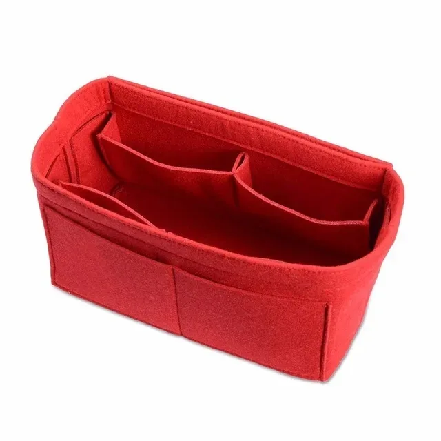 hhyukimi marque maquillage organisateur feutre insérer sac pour sac à main voyage intérieur sac à main portable sacs à cosmétiques adapté diverses marques sacs