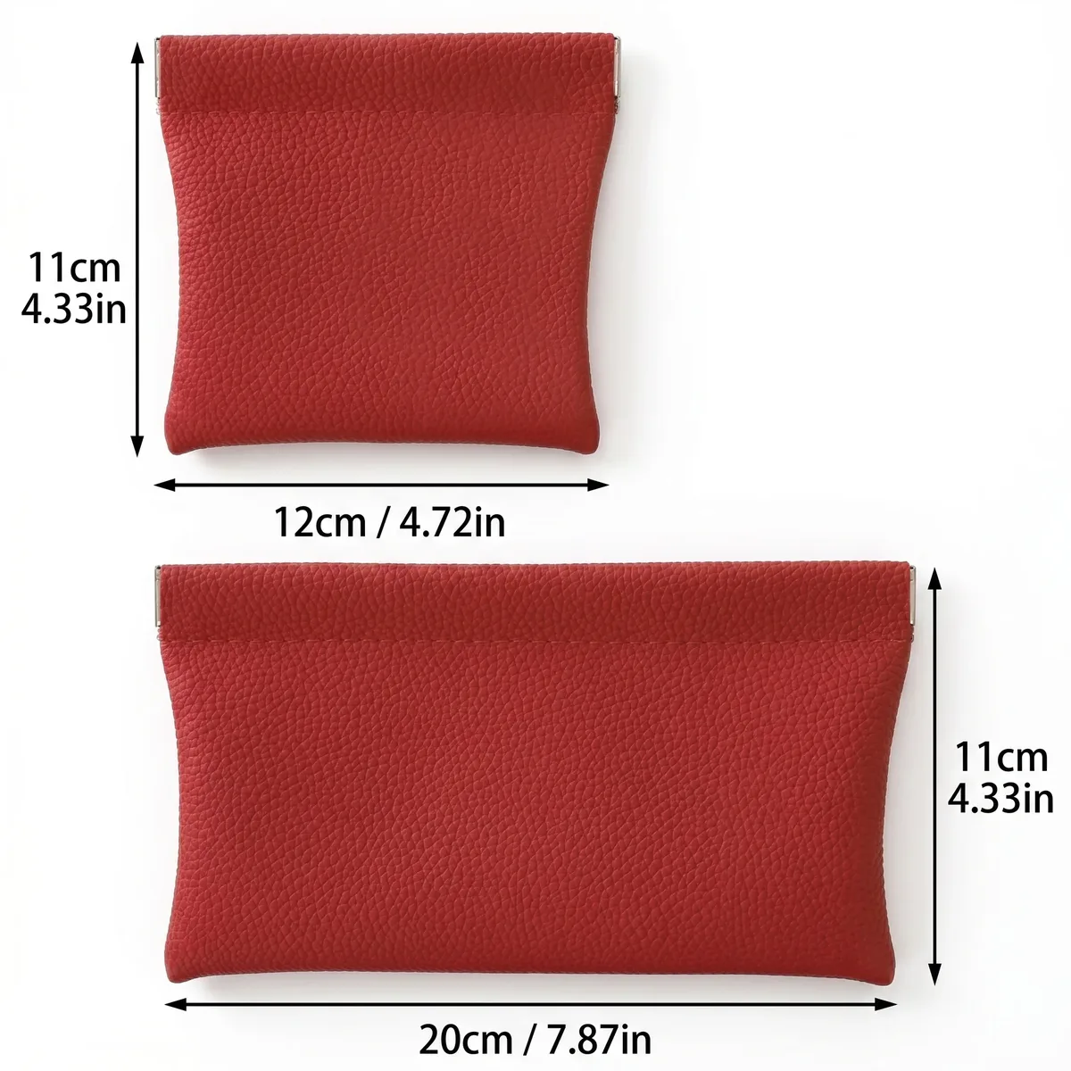 mini sac à main de voyage en cuir pu à fermeture automatique, sans fermeture éclair, pochette de rangement multifonctionnelle pour clés, écouteurs, cartes, organisateur de sac à main pour hommes et femmes