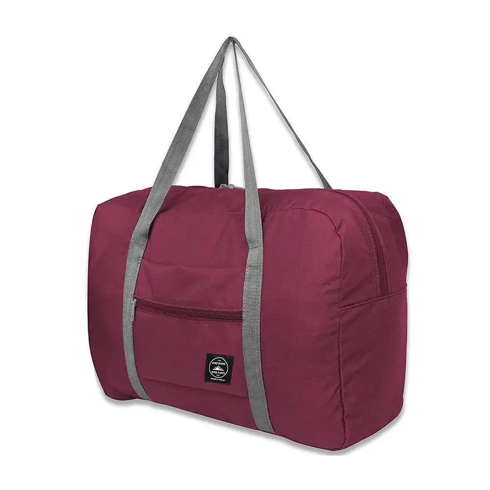 sacs de voyage pliables, sac de rangement de grande capacité, sac à main léger et multifonctionnel pour avion, sacs de week-end en nylon
