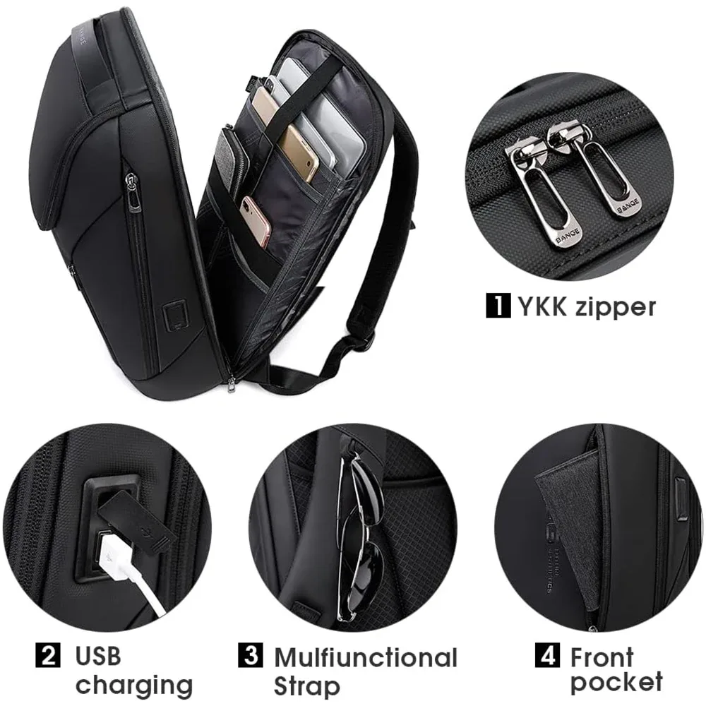 sac dos tpu polyester noir blanc multifonctionnel grande capacité poignée souple ceinture air jacquard