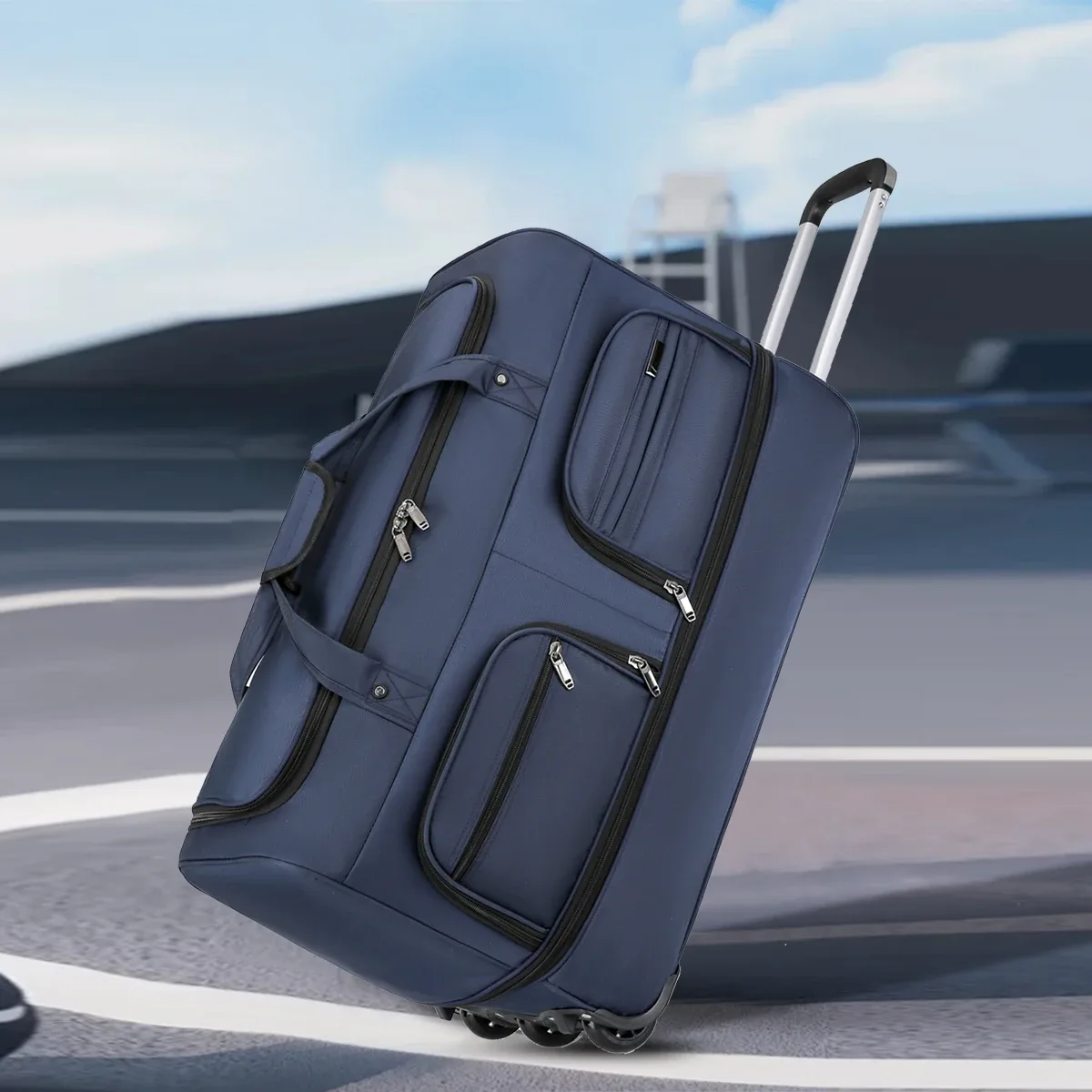 nouveau sac de voyage tendance 2026 grande capacité pour femme, sac de sport pour homme, sac de voyage imperméable, sac à roulettes, sac polochon