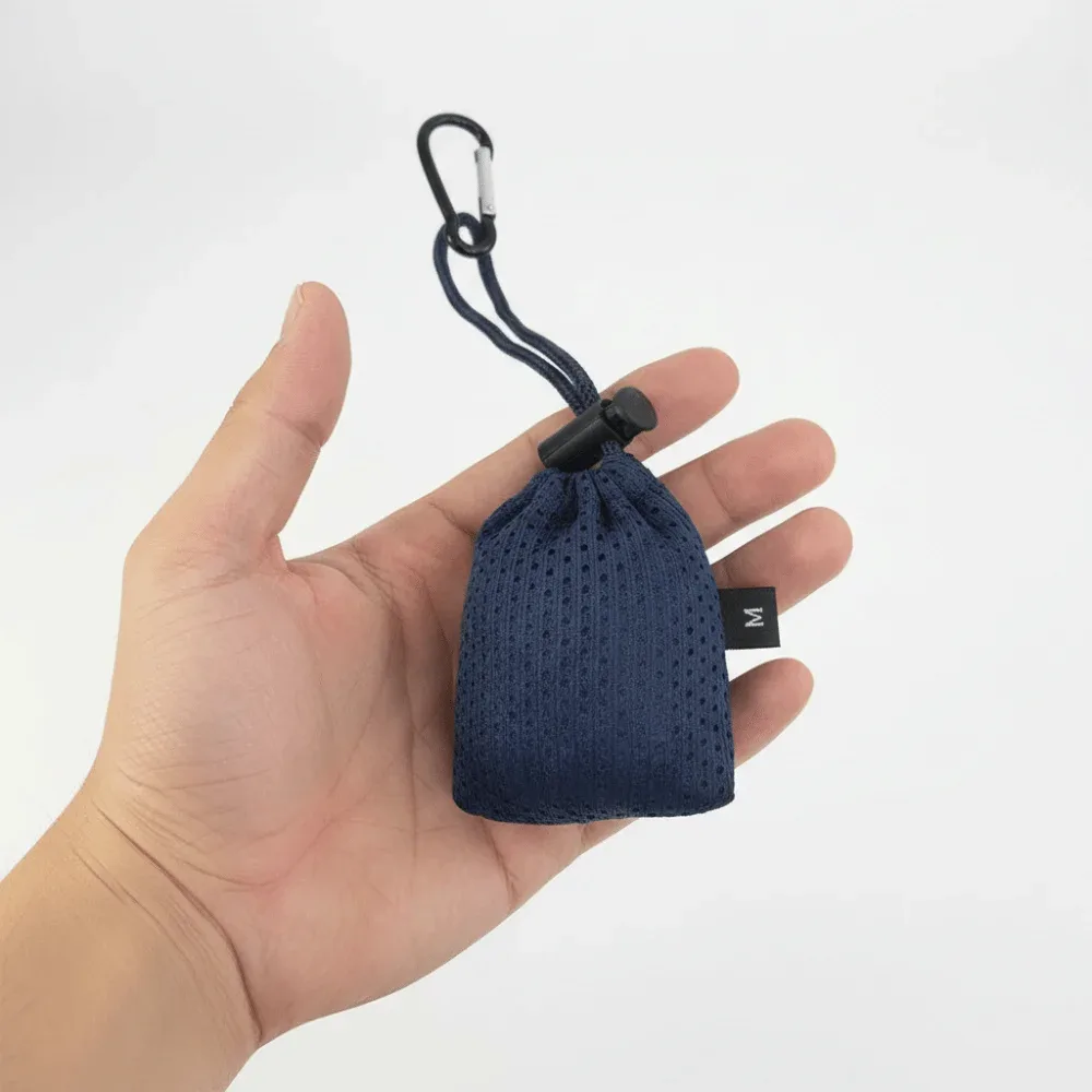 Sac de courses pliable en nylon portable, mécanisme de pliage durable, sac fourre-tout réutilisable, matériau imperméable, sac écologique ultra-léger en nylon