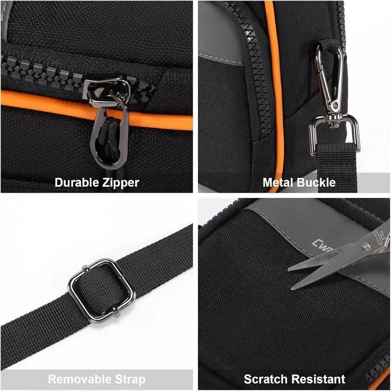 sac à bandoulière compact pour appareil photo numérique cwatcun, sac de protection portable pour appareil photo, sac de taille léger pour photographie