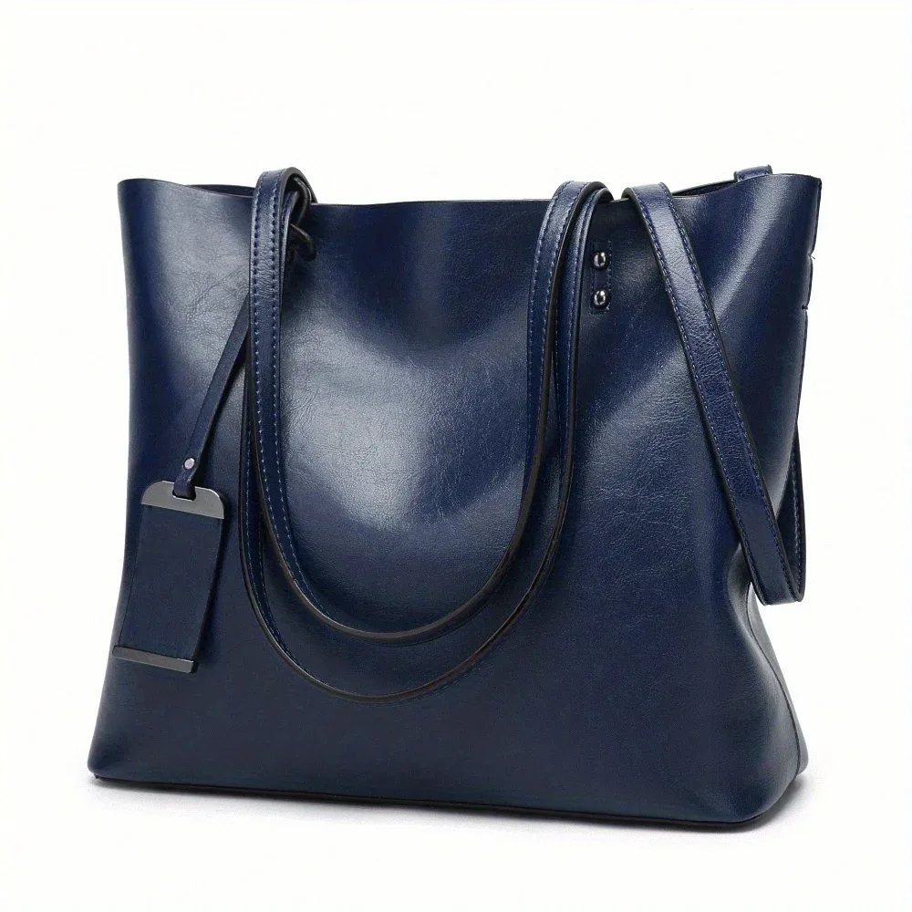 sac à main fourre-tout en cuir rétro classique pour femme, sac à bandoulière, documents, sac de travail, sac de séparation d'ordinateur, sac de voyage, à la mode