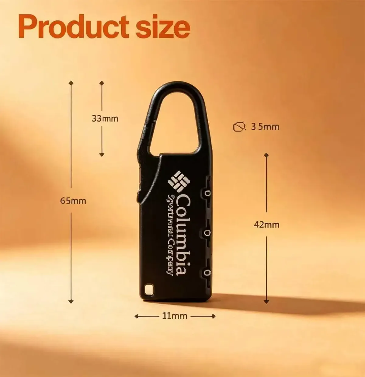 cadenas combiné métal noir argent hautequalité poignée carabine antivol voyage sac bagage accessoire padlock