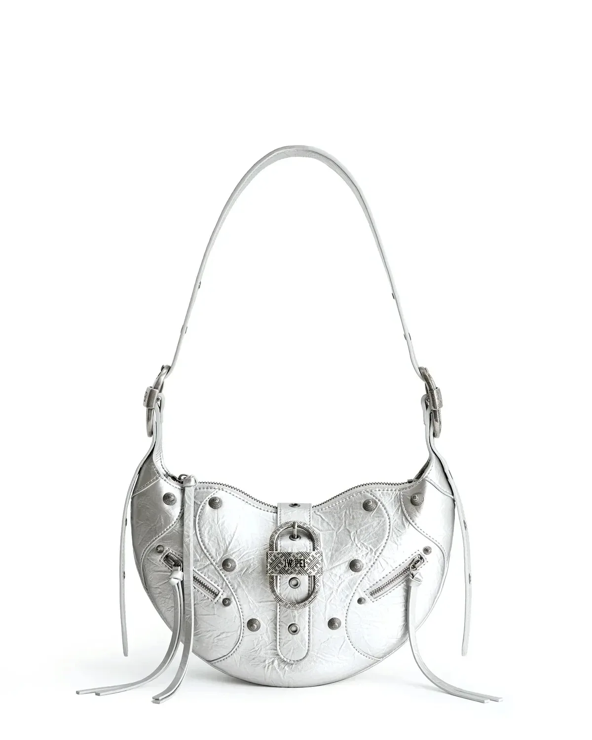 sac à bandoulière de luxe pour femme 2026jw pei, grande capacité, en cuir, style rétro moto, sac à main tendance