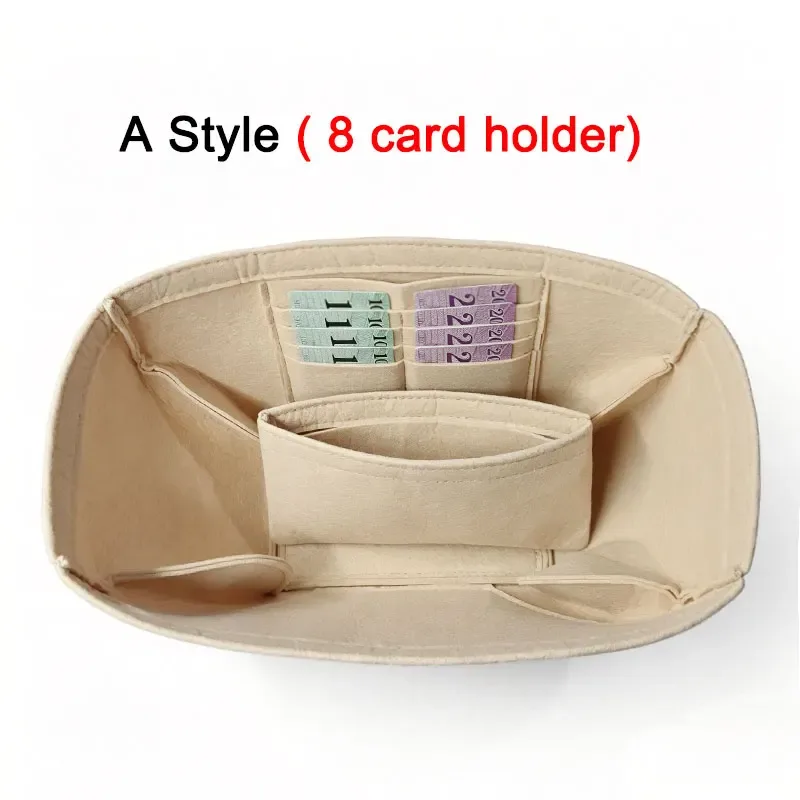 doublure d'insertion d'organisateur de sac adaptée pour mini fourre-tout cyme ou cyme, pochette de rangement de sac et sac à main de doublure intérieure d'organisation, garde le façonneur