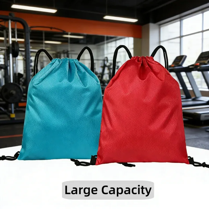 sac à dos étanche avec cordon de serrage, sac de fitness oxford avec logo personnalisé, sac de natation pliable pour hommes et femmes, voyage en plein air, 3/5/7/10 pièces