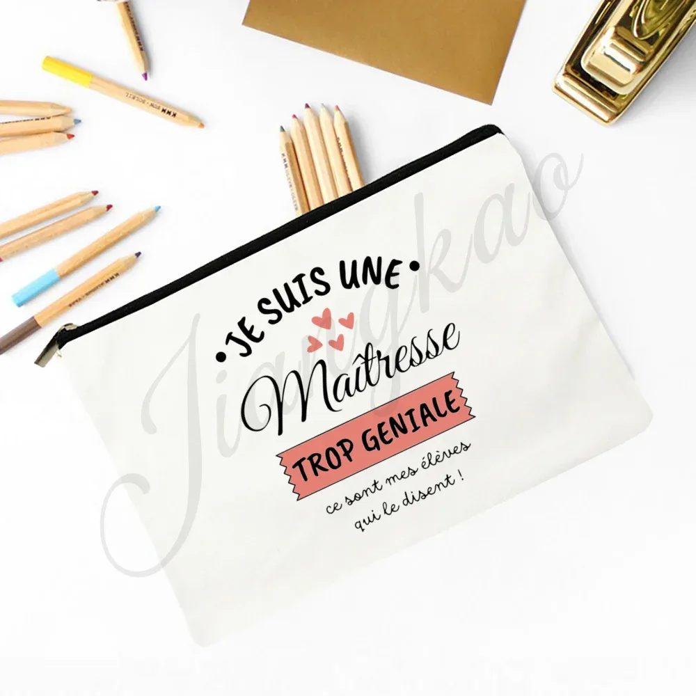 un merveilleux professeur difficile à trouver difficile à laisser impossible pour oublier un sac à crayons imprimé trousse de toilette de maquillage cadeau pour les enseignants