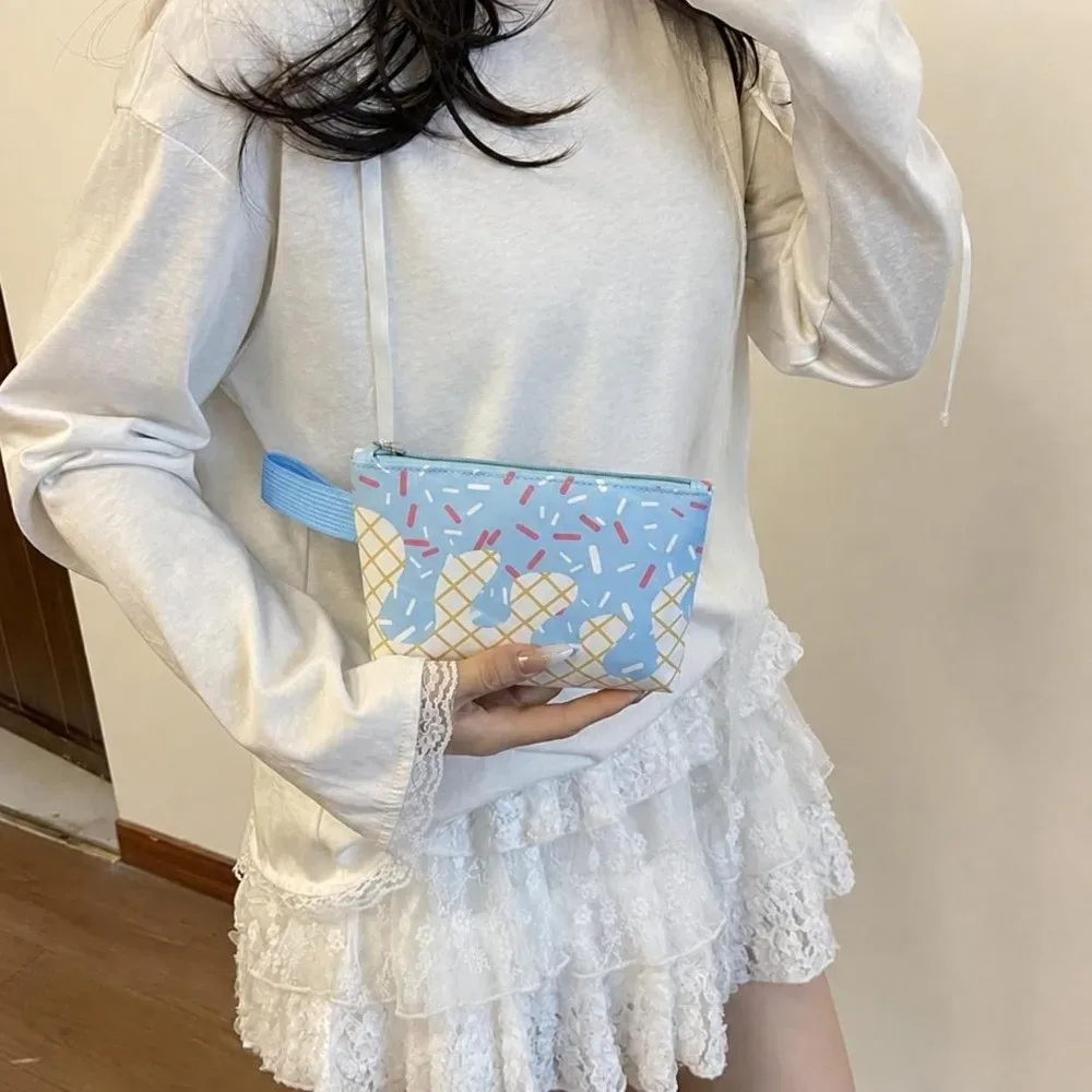 ensemble de 3 sacs à dos élégants à imprimé crème glacée, légers, imperméables, colorés et durables, pour adolescents.