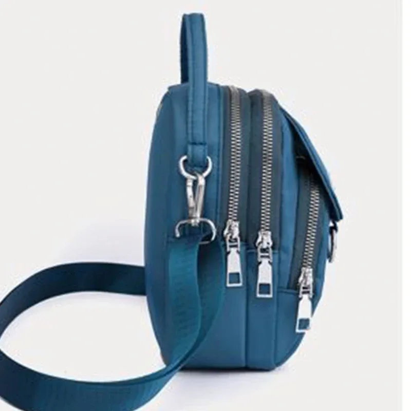 sac à dos convertible compact grace, sac en nylon léger de couleur unie avec large bandoulière amovible