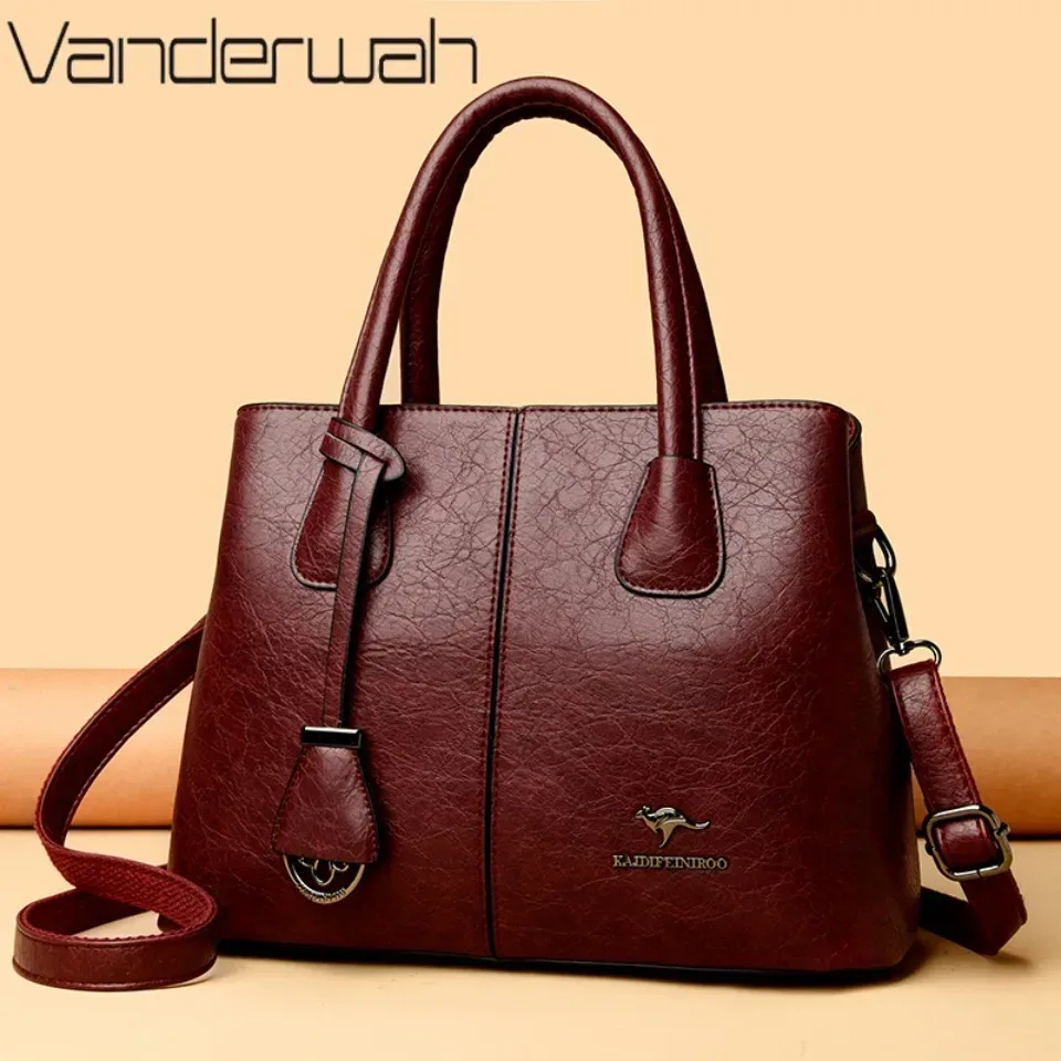 sacs à main en cuir souple de marque authentique pour femmes, grands sacs fourre-tout, sacs à bandoulière carrés, sacs à main tendance, sacs bandoulière
