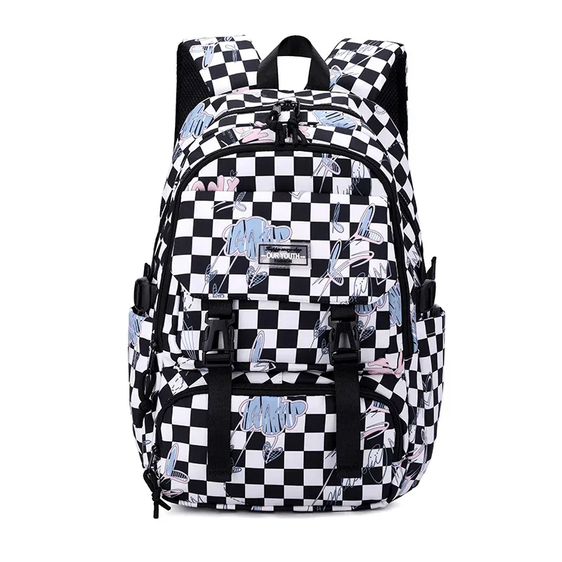 sacs à dos pour filles impression nylon sacs d'école primaire imperméables grade 1-6 grande capacité sac à bandoulière pour enfants mochila escolar