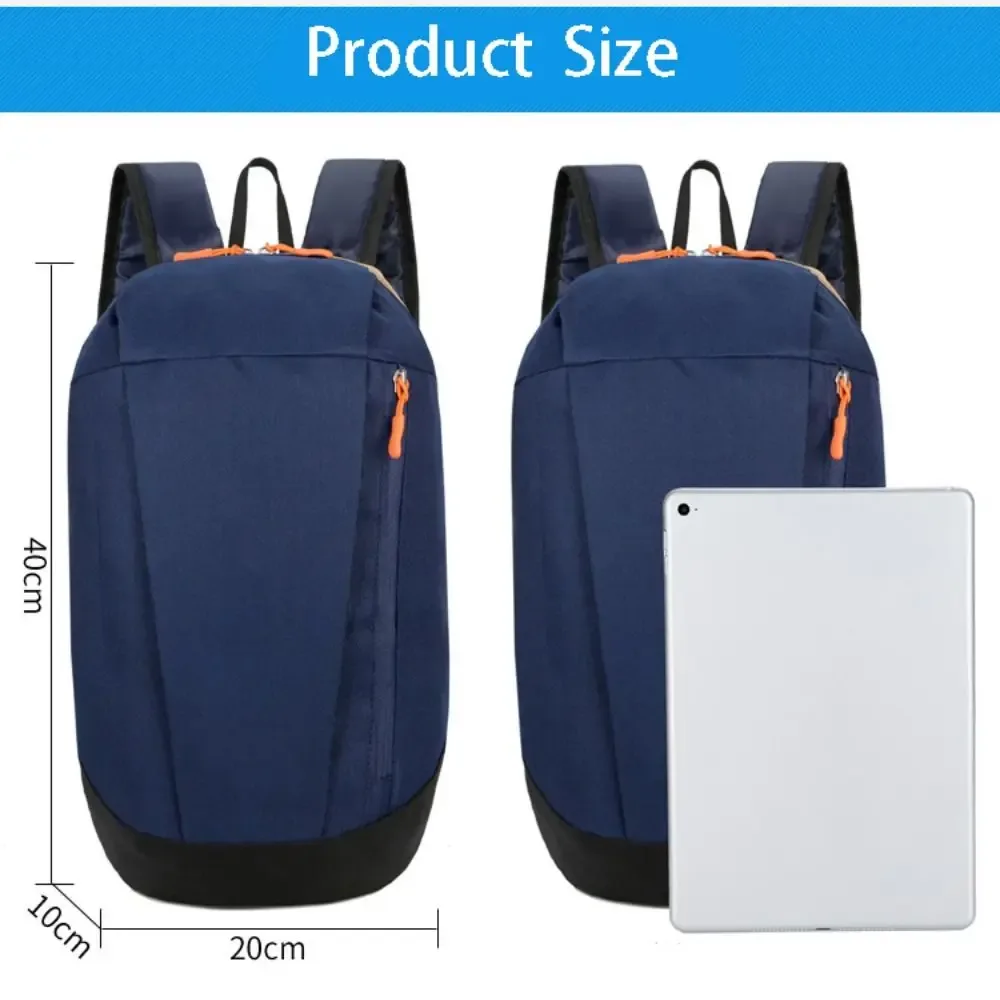 sac à dos de sport de plein air pour hommes et femmes, sac à dos léger, sac de voyage étanche, sac de randonnée, ceinture réglable à fermeture éclair, sac à dos de camping, nouveau, 10l