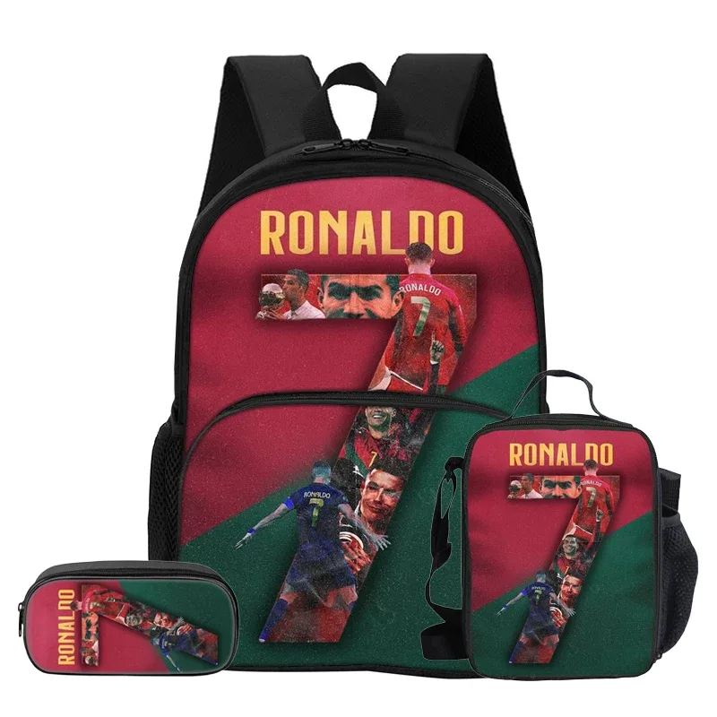 sac dos nylon noir motif football dynamique bandoulière arquée fermeture éclair integree informatique unisexe voyage