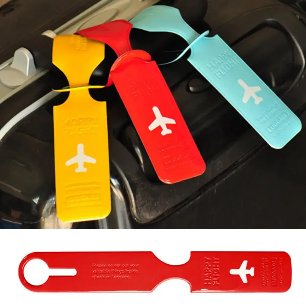 étiquettes de bagage de voyage couverture valise id porte-étiquette de bagage lettre étiquettes d'embarquement de bagages étiquette portable accessoires créatifs trave