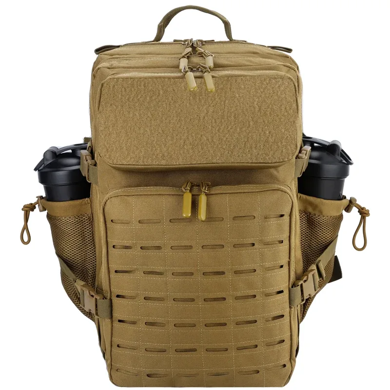 lhi 45l sac à dos tactique hommes noir spotrs athlète sac de sport camping en plein air randonnée sac à dos armée assaut pack avec porte-bouteille