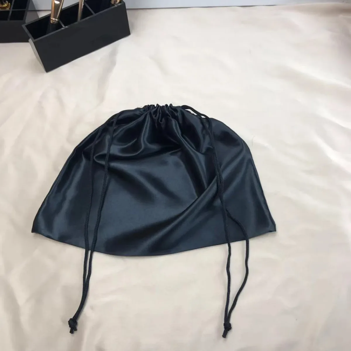 sac de rangement lisse noir de haute qualité, sac à poussière, bundle proximité wstring, protection de l'environnement, sac de rangement injsatin grill