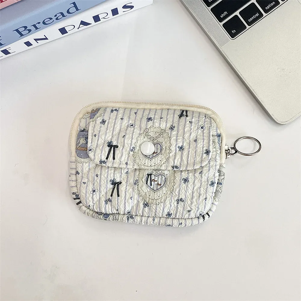 trousse cosmétique tissu coton motifs dessins animaux poche avant zippée format petite boîte usage voyage femmes