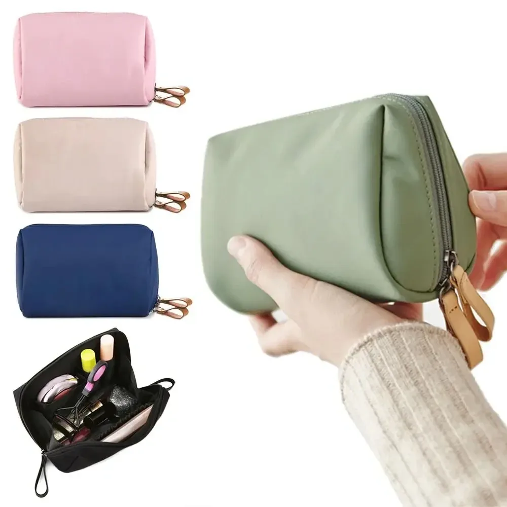 sac de maquillage portable étanche pour femmes, sac à cosmétiques, pochette pour pièces de monnaie, sac de rangement, mini sac de rouge à lèvres, petit sac de toilette, étui de rangement