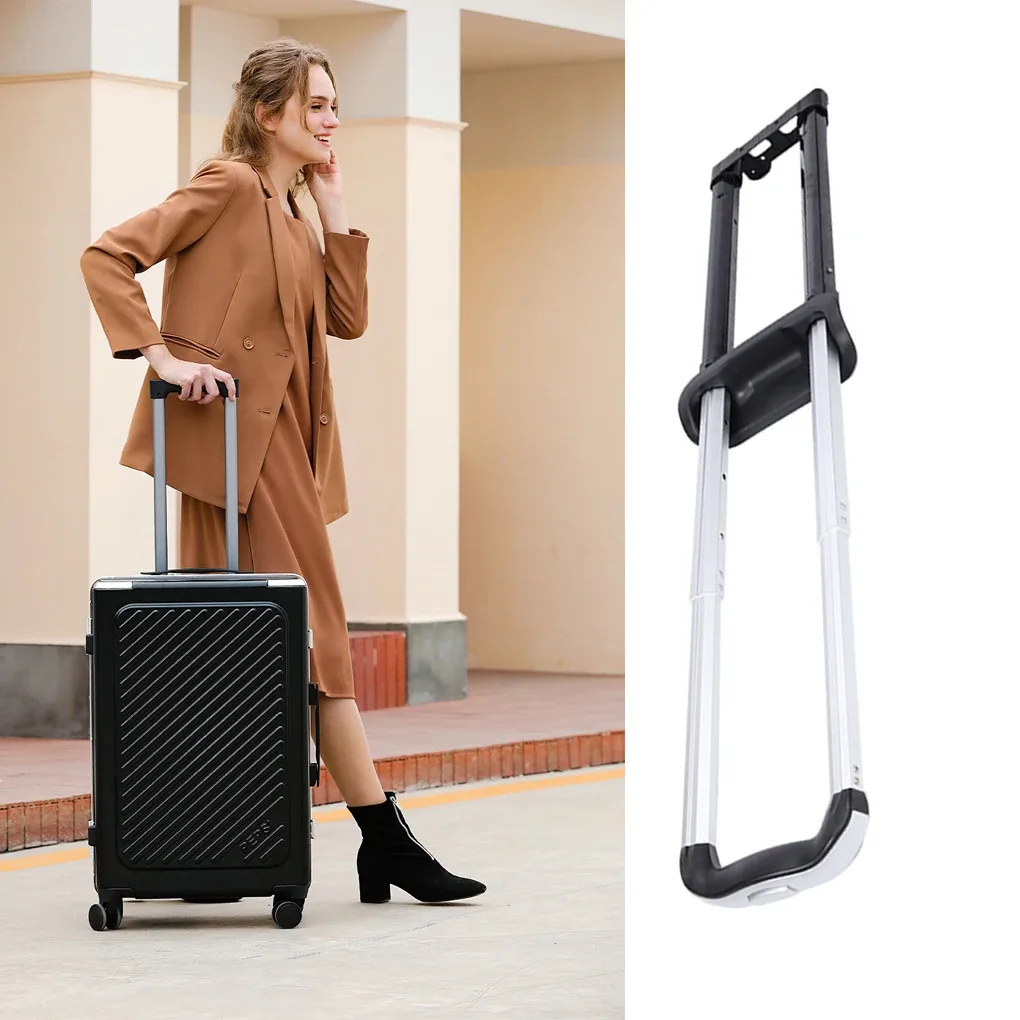 poignée réglable métal noir support bagage télescopique remplacement accessoire voyage utilisation intensive installation facile