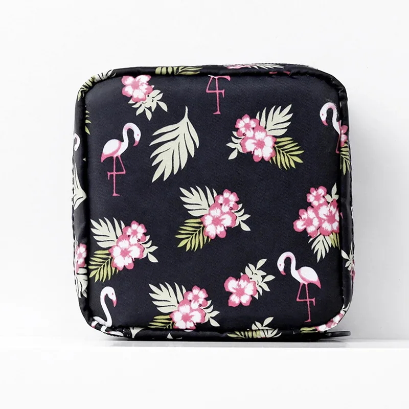 petit sac à cosmétiques de voyage pour femmes, trousse de maquillage rouge à lèvres pour filles, sac à serviettes hygiéniques, étui pour 03/présidence, sacs de rangement