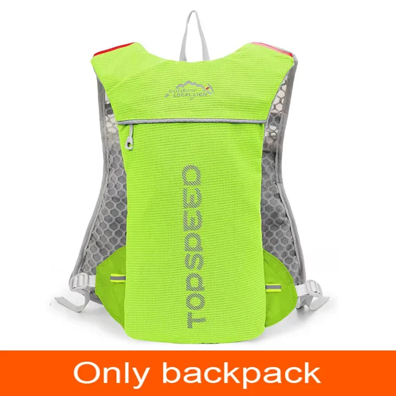 sac à dos d'hydratation pour course à pied 5l, sac de course ultra léger pour marathon, sac à dos de vélo, option gourde souple 500ml