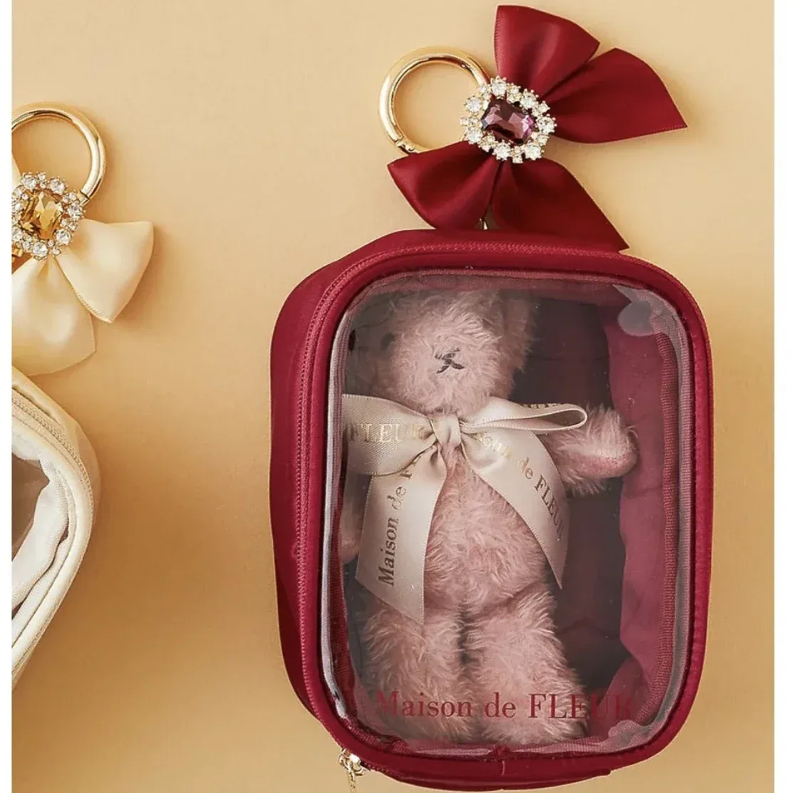 trousse de maquillage estivale pour femme, style japonais doux et mignon, fermeture éclair, nouveauté 2025, sacs de rangement suspendus macaron pour femmes