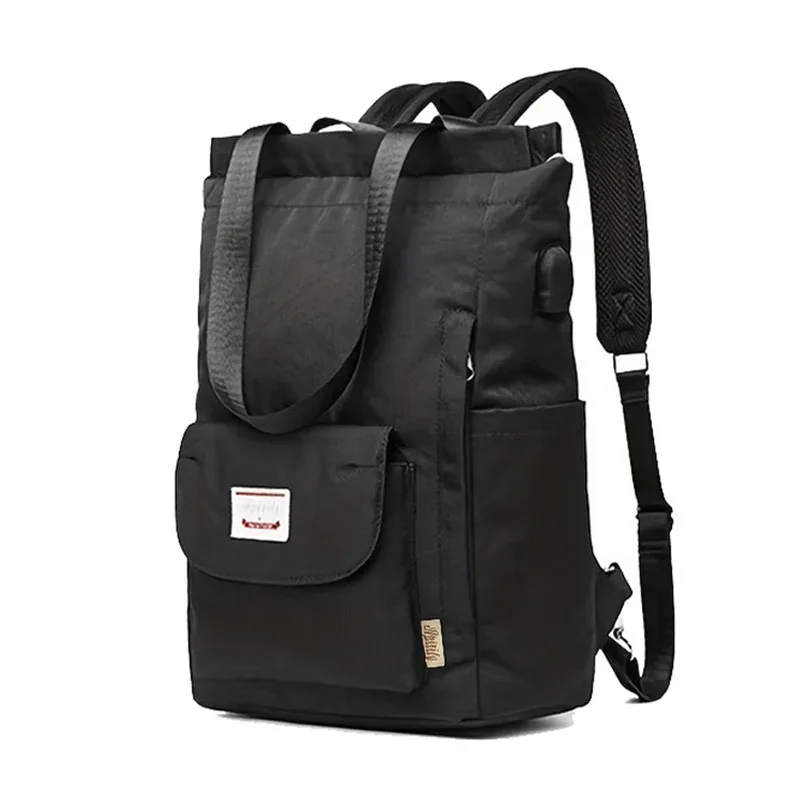 femmes sac à dos étanche élégant sac à dos pour ordinateur portable 13 13.3 14 15.6 pouces mode coréenne oxford toile usb collège sac à dos sac fem