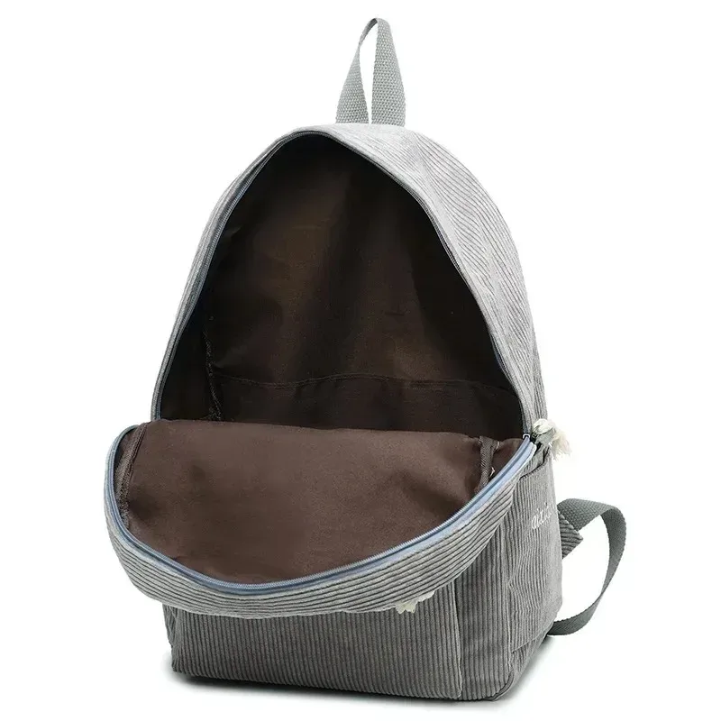 sac à dos d'école personnalisé pour tout-petits, sac en velours côtelé avec nom brodé, cadeau d'anniversaire pour enfants, sac à dos pour ordinateur portable de rentrée scolaire pour chi