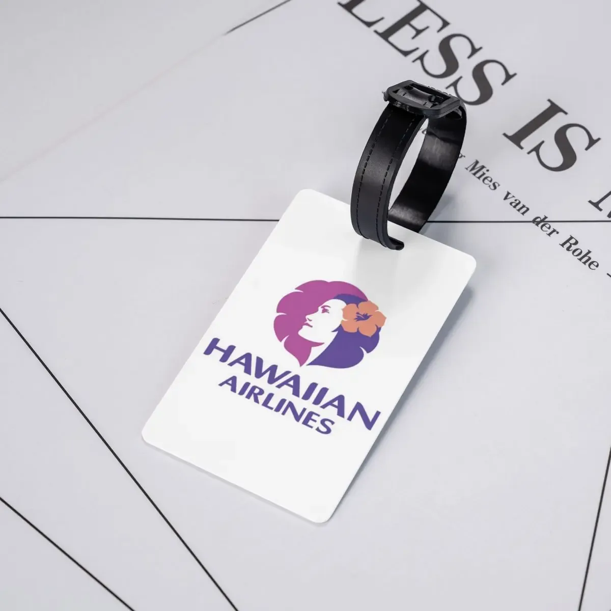 hawaiian airlines herc travel fin de la promotion d'été du sud : étiquettes de bagage, porte-étiquettes d'identification pour valises et bagages de voyage