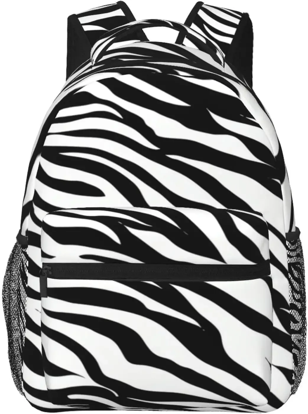 sac à dos à carreaux noir et blanc pour hommes et femmes, sacs à livres mignons, sac pour ordinateur portable, sacs initiés, voyage, randonnée, camping, sac à dos de jour