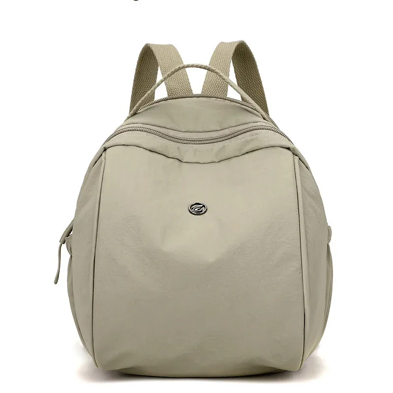 nouveau petit sac à dos de banlieue en plein air voyage décontracté simple sac à main pour femmes grande capacité couleur unie double sacs à bandoulière