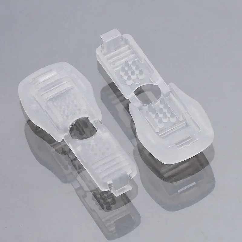 clip câble plastique transparent noir blanc rose marron attachement sac dos accessoire sport voyage
