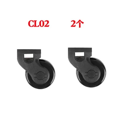 roues universelles amovibles plastique noires métalliques accessoires remplacement bagages pièces réparation travail atelier voyage modification valises