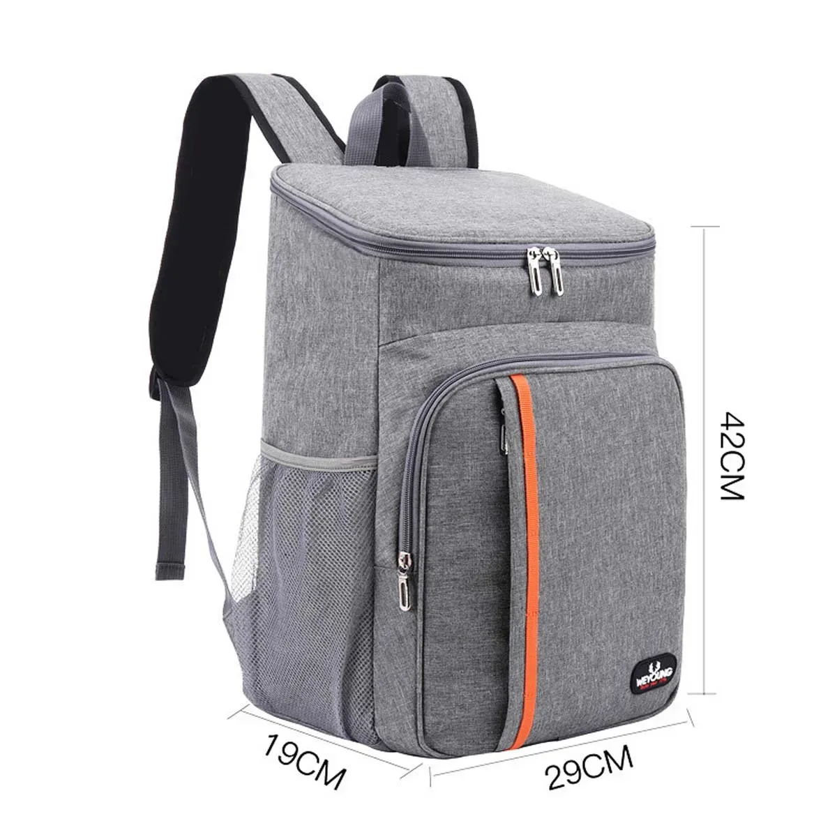 sac à dos de pique-nique multifonctionnel le plus vendu, sac isotherme portable à double bandoulière, sac à glace épais pour bière, imperméable en peva