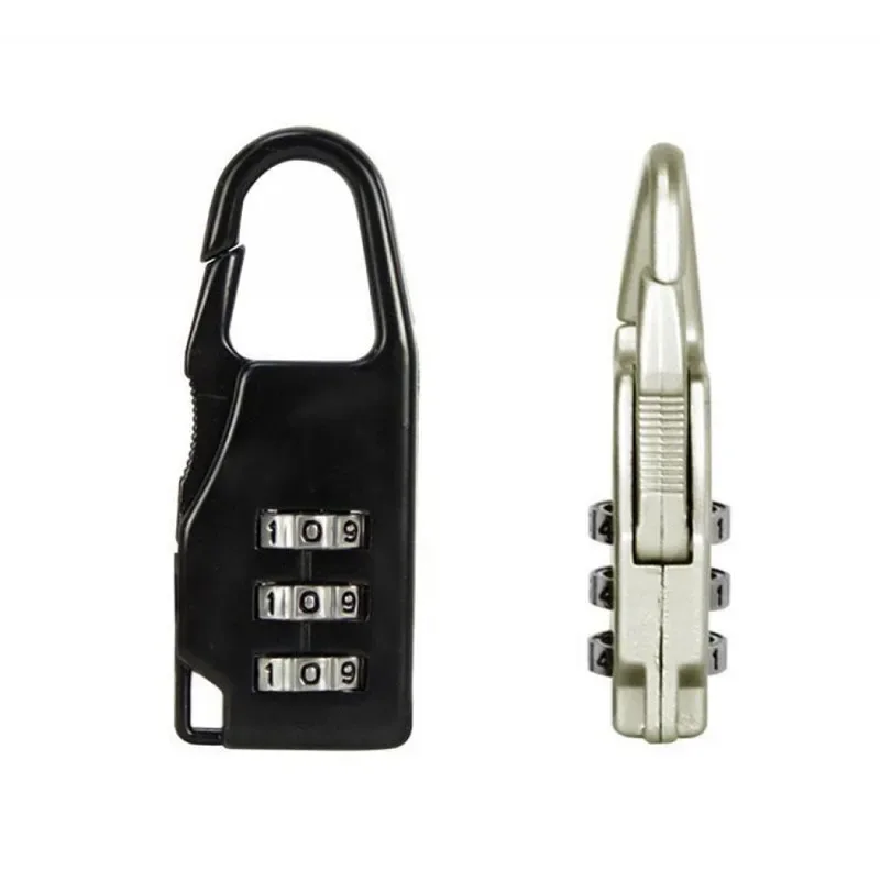 petit cadenas chic de haute qualité, valise pratique, sécurité des bagages, verrouillage par mot de passe, combinaison à 3 chiffres, accessoires de voyage