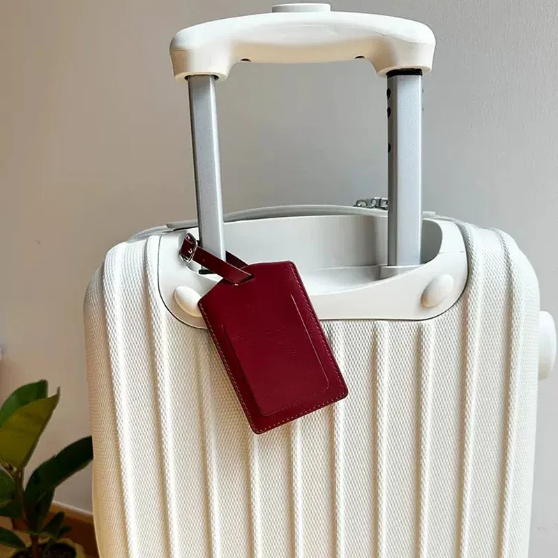étiquette de bagage avec initiales personnalisées, étiquette de bagage d'affaires de voyage, en cuir pu épais, passe d'embarquement, étiquette de valise à rabat, cadeau de mariage