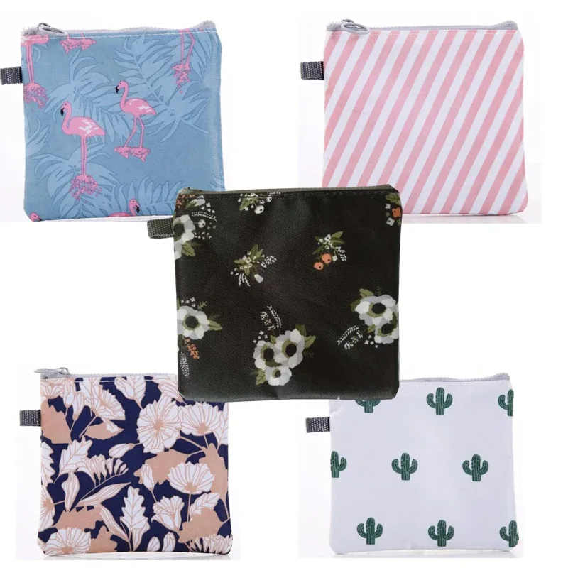 trousse polyester fleurs roses voyage cosmétiques maquillage femmes format carré motif cactus gris ours marbré