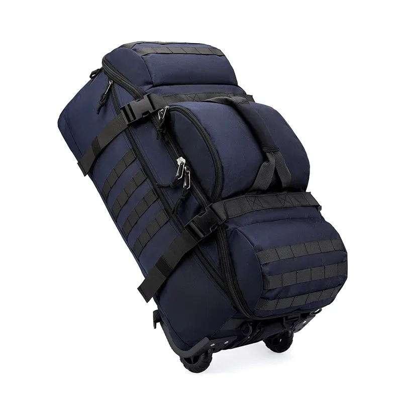 sac de sport pliable à roulettes, sac à dos de sport multifonctionnel pour hommes et femmes, bagage à main pour les voyages et les entraînements