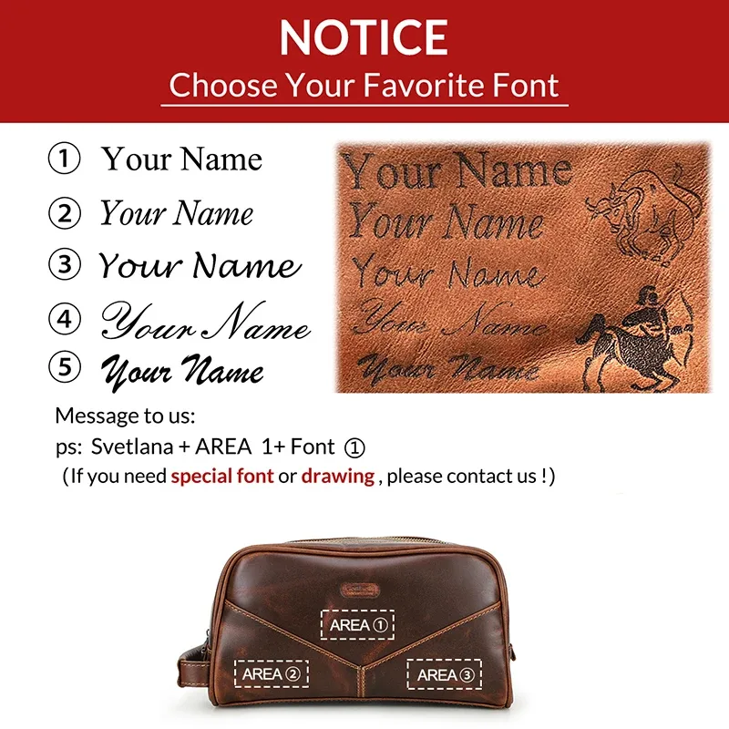crazy horse – trousse de maquillage de voyage en cuir véritable pour hommes, étuis à cosmétiques vintage en cuir, marque de luxe, rangement de lavage, trousses de toilette