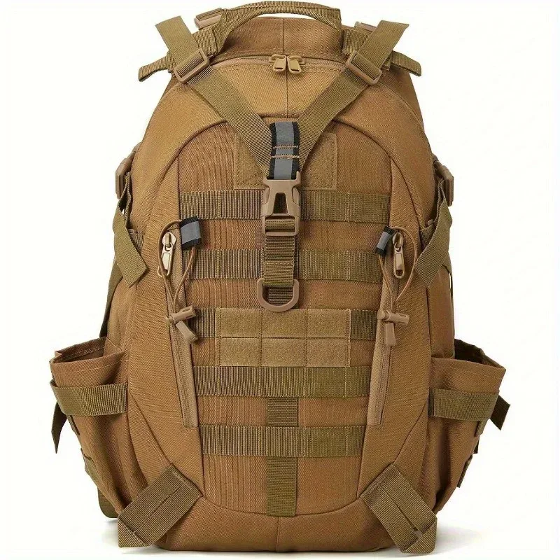 sac dos nylon camouflage vert marron beige grande taille poches molle survie voyage sport aventure