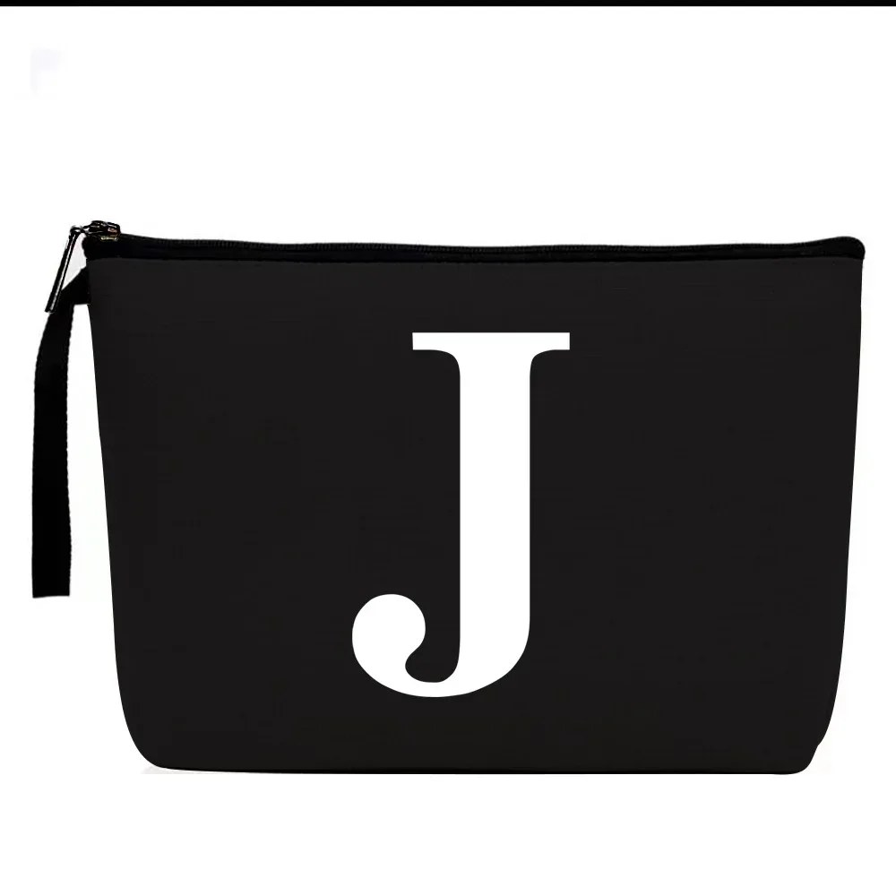 sac à cosmétiques à motifs de lettres, trousse de maquillage, organisateur d'articles de toilette, pochette de rangement de lavage, étui de maquillage pour cadeaux de mariage