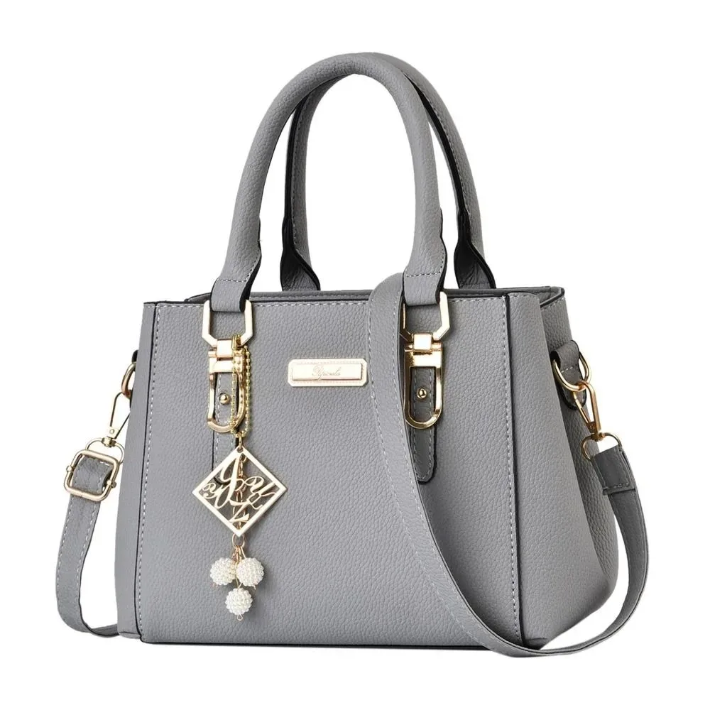sacs à main en cuir tendance, poche ouverte, grande capacité, sac à bandoulière, sac messager en polyester et coton